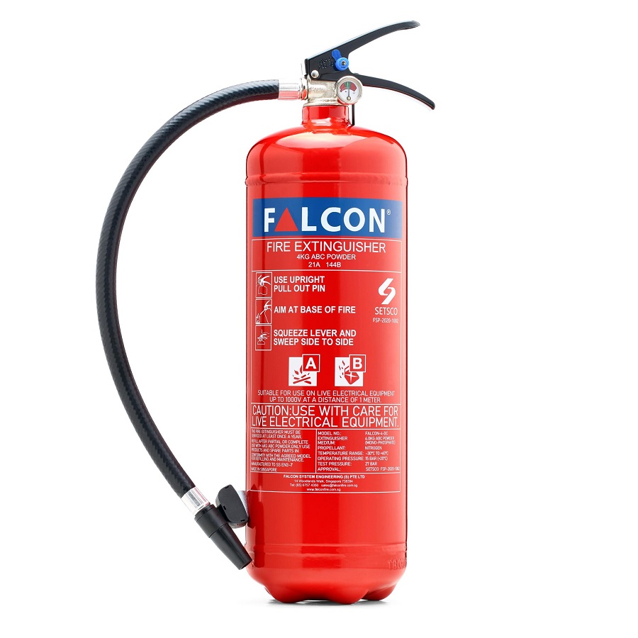 fire extinguisher mounting height 