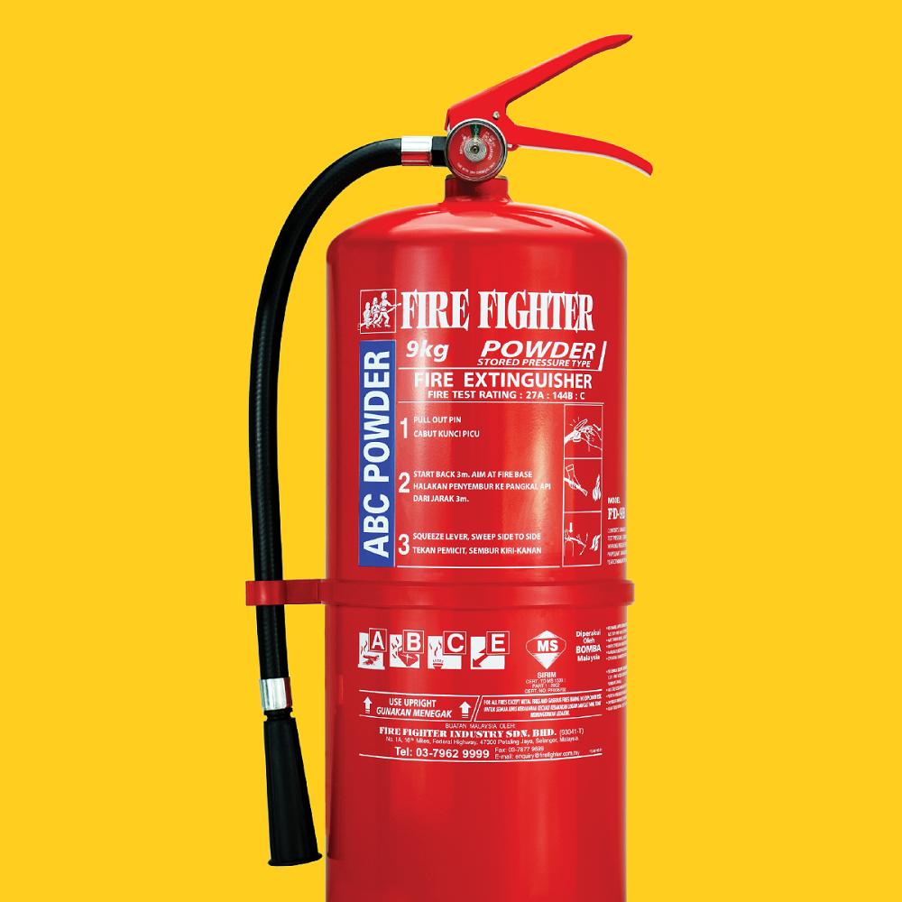 dry powder fire extinguisher