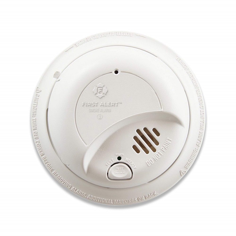 first alert smoke alarm flashing red