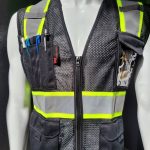 black safety vest