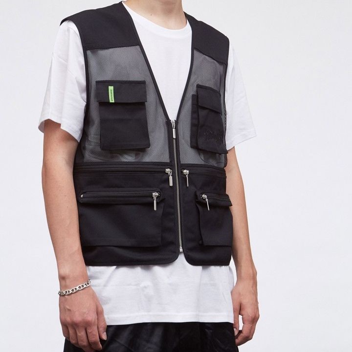 black safety vest