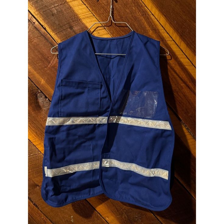 blue safety vest