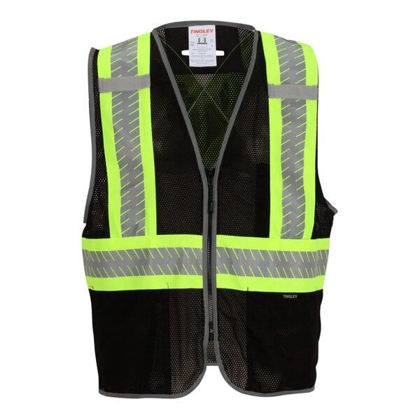 black safety vest