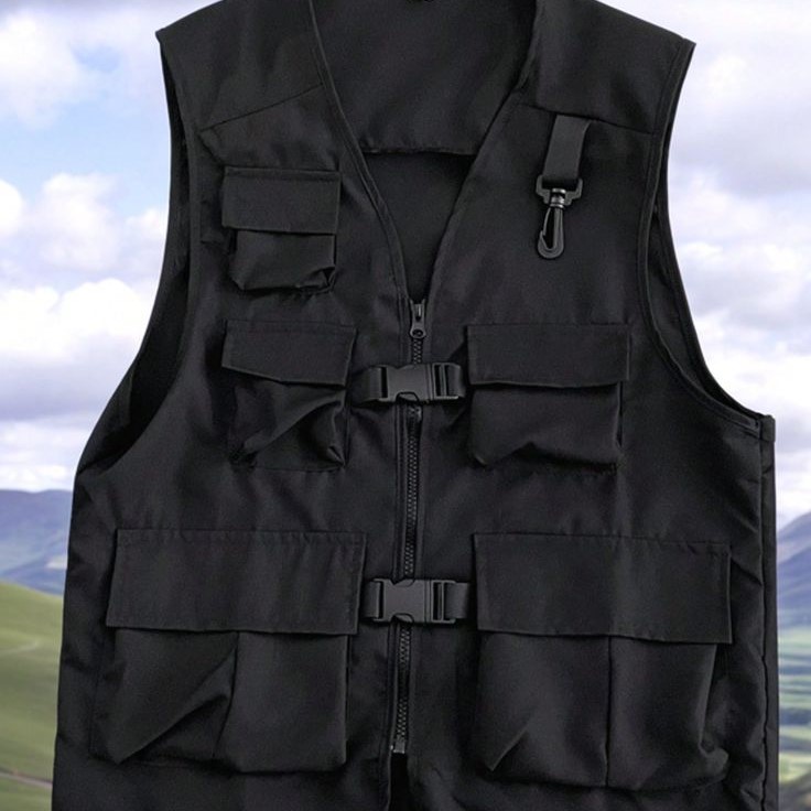 black safety vest
