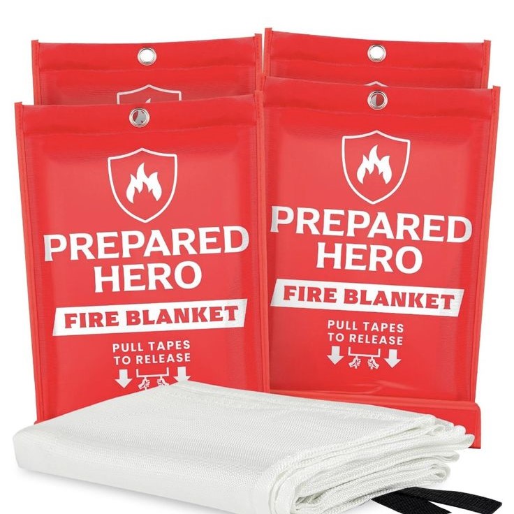 prepared hero fire blanket